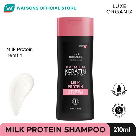 Luxe Organix Milk Protein Premium Keratin Shampoo 210ml Shopee Philippines