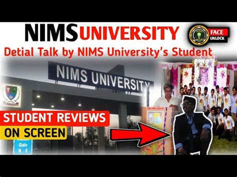 UNTOLD TRUTHS OF NIMS UNIVERSITY JAIPUR First FACE UNLOCK Video