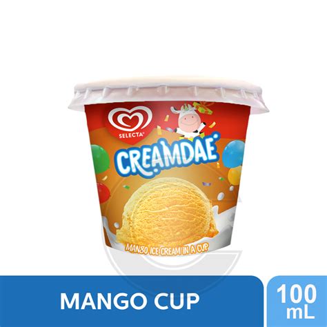 Selecta Creamdae Cups Mango Ice Cream 100ml Citimart