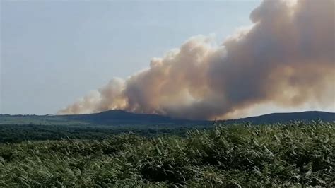 Bretagne un incendie en cours dans les Monts d Arrée 591 hectares