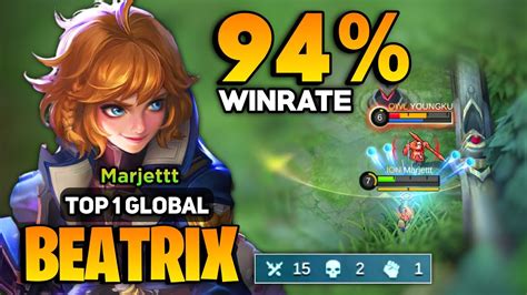 94 WINRATE Godlane Beatrix Top 1 Global Beatrix Best Build 2022