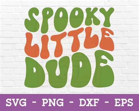 Spooky Little Dude Svg Halloween Svg Kids Halloween Svg Etsy