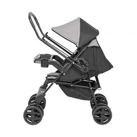 Carrinho de Bebê Tutti Baby Solare 0 a 15 kg Preto Cinza Adriano