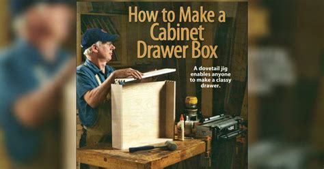 Build Cabinet Drawer Boxes • WoodArchivist