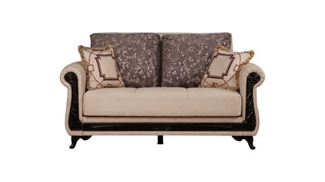 Breda Loveseat In Beige By Furnia 1StopBedrooms