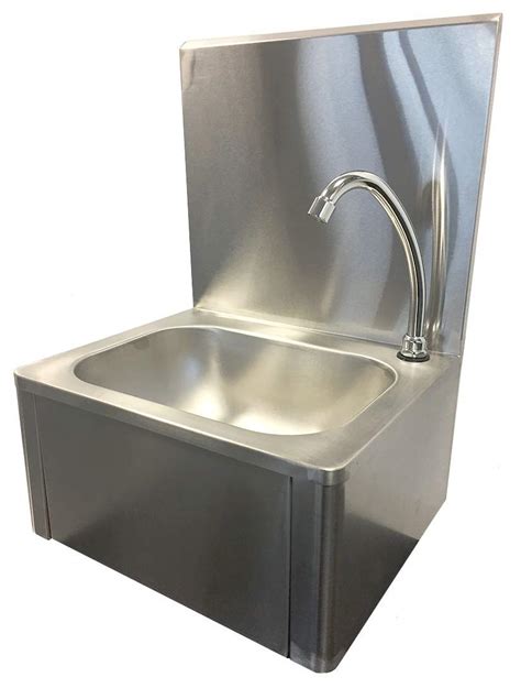 Buy Commercial Kitchen Knee Operated Stainless Steel Hand Wash Sink