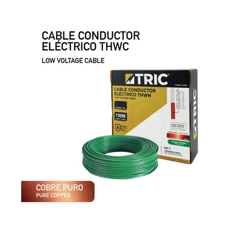 Tric Cable Thw Cobre Verde Tienda Comercializadora La