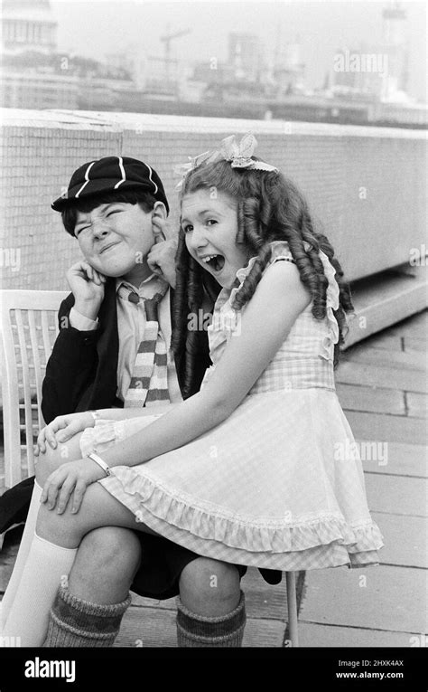 Child stars who are the in the television series "Just William". Bonnie Langford, aged 12, plays ...