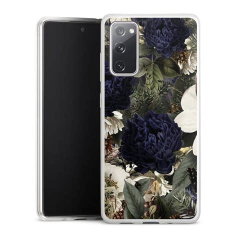 Deindesign Handyhülle Utart Vintage Blumen Natur Blumen Samsung Galaxy S20 Fe Slim Case Silikon