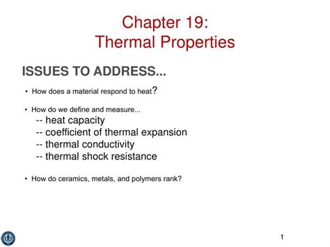 Ppt Chapter 19 Thermal Properties Powerpoint Presentation Free