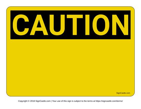 Caution Signs | Poster Template