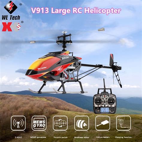 Wltoys V Ch Brushless Rc Helic Ptero Ghz Controle Remoto Anti