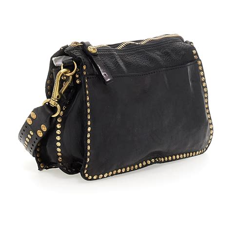 Crossbody Bag Kura Black Campomaggi