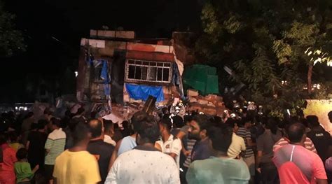 Mumbai Building Collapse One Dead Several Feared Trapped As Four