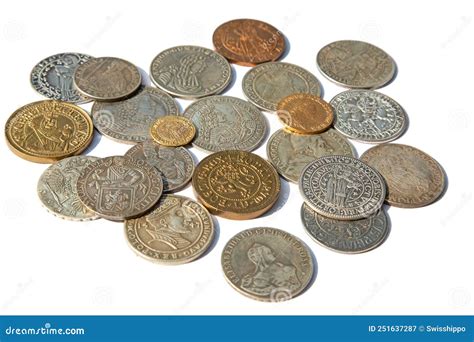 Medieval coins stock image. Image of collect, ancient - 251637287