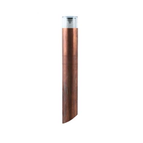 Hunza Outdoor Lighting Pure LED Bollard 700mm Spike Mounted Copper