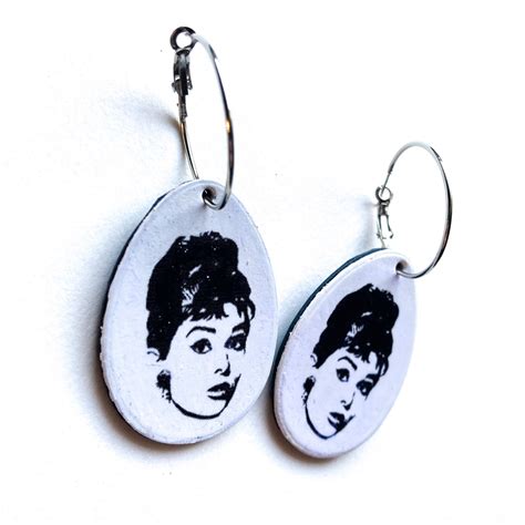 Audrey Hepburn Earrings Etsy