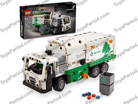 LEGO 42167 Mack LR Electric Garbage Truck Set Parts List