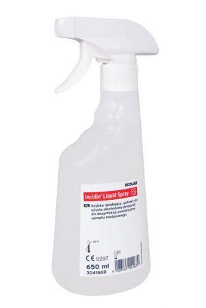 ECOLAB Incidin Liquid Spray do dezynfekcji sprzętu med 650ml