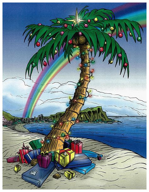 Hawaiian Christmas Tree by artildawn on DeviantArt