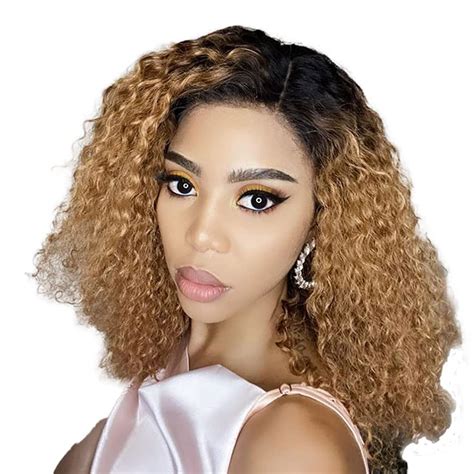 Amazon YesJYas Ombre Lace Front Wig Brazilian Virgin Hair Wigs