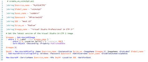 Naked Powershell How To Deploy Visual Studio Ctp Into An Azure