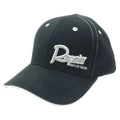 Gorra Rapala Negra Letras Blancas Rhfb La Palometa Bait Shop