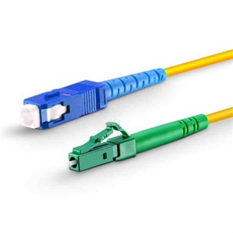 Fiber Patch Cable Lc Apc To Sc Upc Single Mode Simplex Shop Fiber