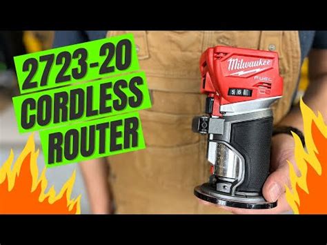 Quick Detailed Review Milwaukee Cordless Compact Router Youtube