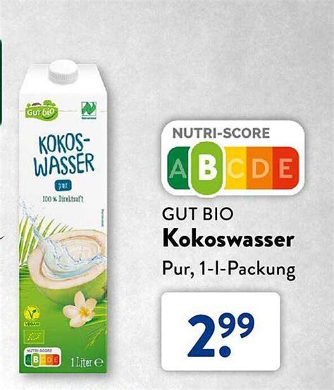 Gut Bio Kokoswasser Angebot bei ALDI SÜD 1Prospekte de