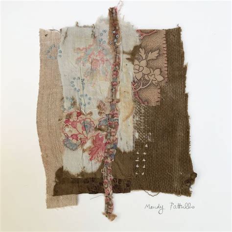 Textile Collage 1 Mandy Pattullo Textile Art Embroidery Upcycle