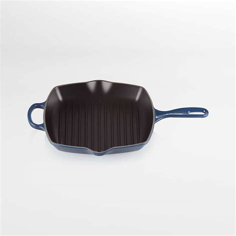 Le Creuset Signature 9.5" Ink Square Grill Pan | Crate & Barrel Canada