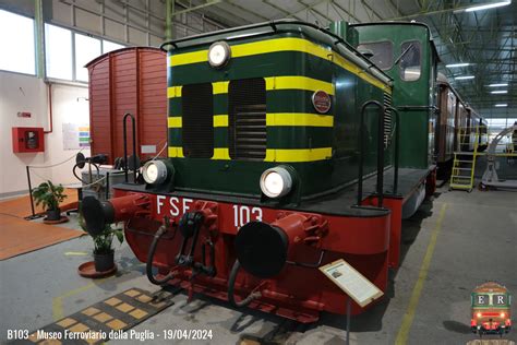 B103 FSE Museo Ferroviario Della Puglia 19 Aprile 2024 Di Rocco