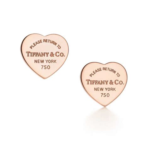 Tiffany & Co. | Tiffany and co earrings, Tiffany earrings, Gold heart ...