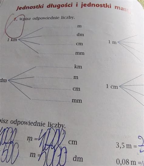 jednostki długości i jednostki masy ćwiczeniaDaję 10 punktów za te