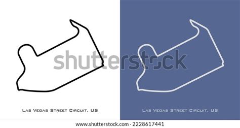 1 Las Vegas Formula 1 Track Route Images, Stock Photos, 3D objects ...