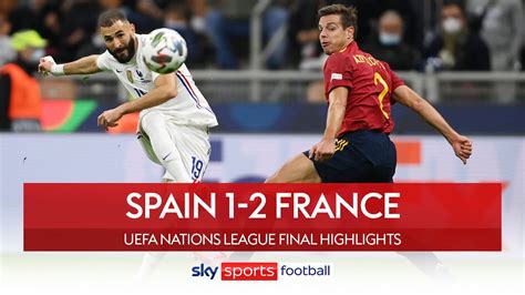 France Win The Nations League After Benzema WONDER GOAL Spain 1 2