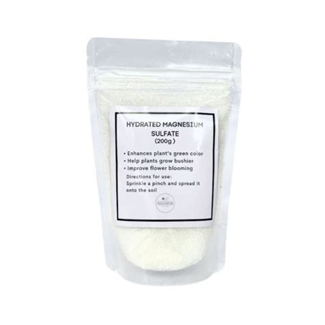 Epsom Salt 200g Hydrated Magnesium Sulfate Lazada PH