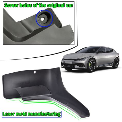 Pcs Front Rear Mud Flaps Splash Guard Mudguard For Kia Ev Gt Line Gt