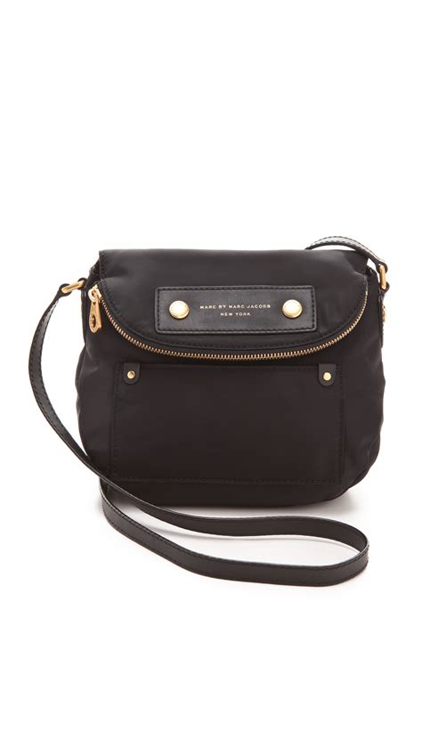 Marc By Marc Jacobs Preppy Nylon Mini Natasha Bag In Black Lyst