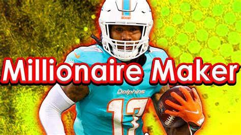 Draftkings Nfl Week Millionaire Maker Lineup Dfs Picks Youtube