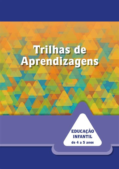 Trilhas De Aprendizagem Caderno Do Professor Volume