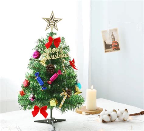 Mini Arbol De Navidad Artificial 60 Cm De Alto Mercado Libre