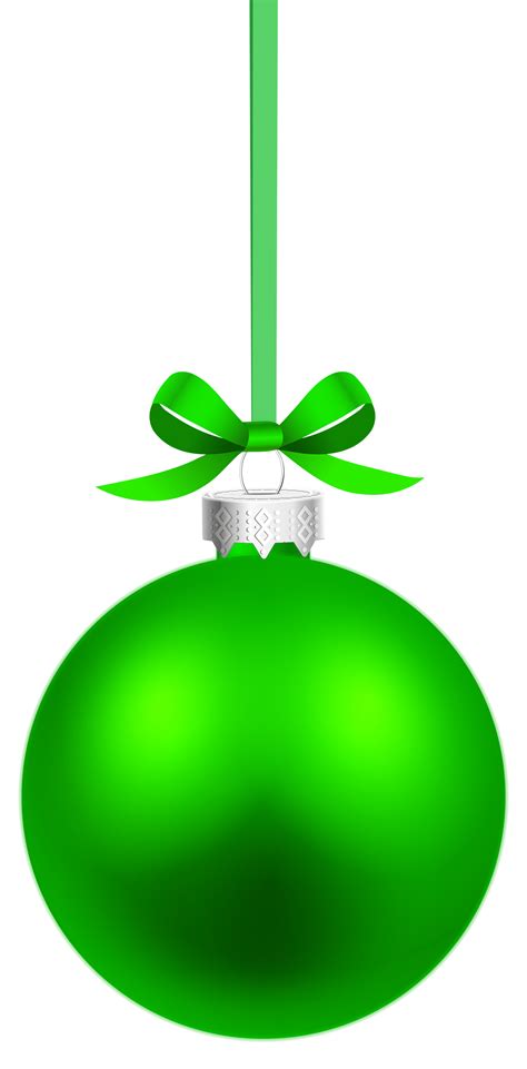 Clipart Green Christmas Ornament Clip Art Library