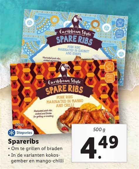 Caribbean Style Spareribs G Aanbieding Bij Lidl