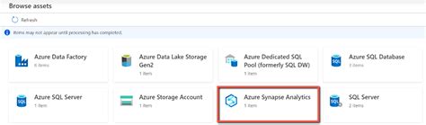 Azure Synapse Analytics의 메타데이터 및 계보 Microsoft Learn