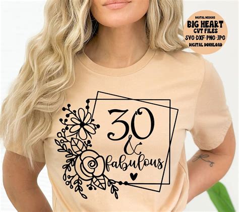 And Fabulous Svg Png Dxf Th Birthday Svg Etsy