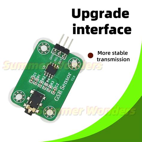 Gsr Sensor Module Grove Skin Current Sensing Kit Emotion Monitor Biosensor For Developer Support