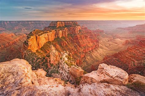 夏のグランドキャニオン国立公園の夕景 アメリカの風景 Beautiful Photo net 世界の絶景 美しい景色