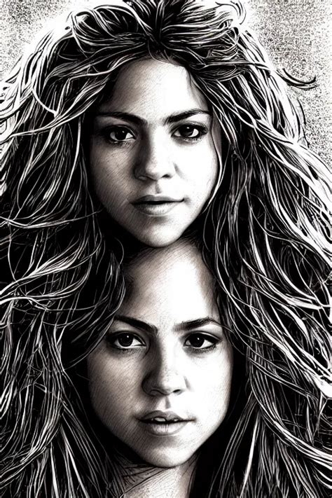 Shakira Beautiful Highly Detailed Portrait Stable Diffusion